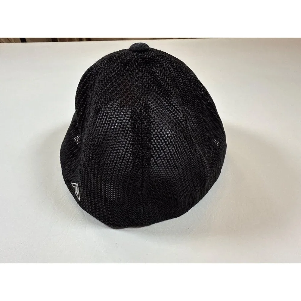 NWT Klutch Pacific Headwear Flexfit Mesh Hat Pro Model Black S/M 6 7/8 - 7 3/8 - Picture 3 of 6